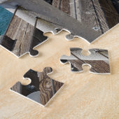 USS Midway in the harbor in San Diego ジグソーパズル (側面)