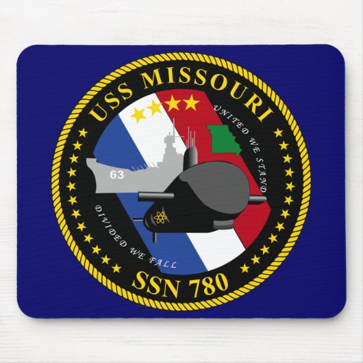 USS Missouriのマウスパッド マウスパッド (正面)