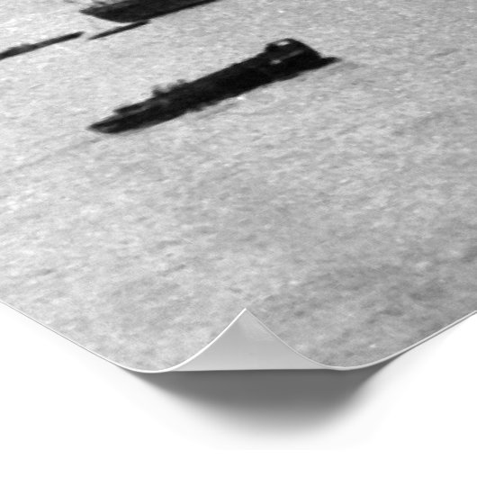 USS Missouri Flyover Surrender of Japan ポスター (角)