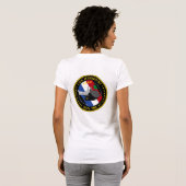 USS MISSOURI Ladie Tの特性 Tシャツ (裏面フル)