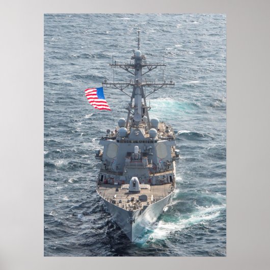 USS Mitscher (DDG 57) ポスター (正面)