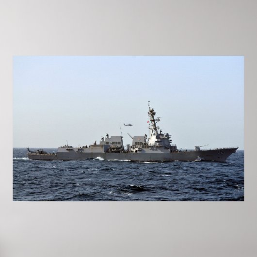 USS Momsen (DDG 92) ポスター (正面)