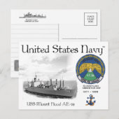 USS MOUNT HOOD AE-29  - POSTCARD ポストカード (正面/裏面)