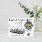 USS MOUNT HOOD AE-29  - POSTCARD ポストカード (スタンド正面)