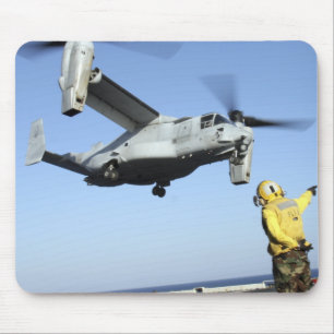 USS NassauからのMV-22ミサゴの進水 マウスパッド