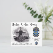 USS NATHANAEL GREENE SSBN-636サブ – ポストカード (スタンド正面)