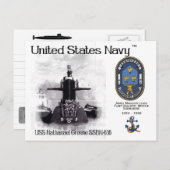 USS NATHANEAL GREENE SSBN-636 SUB. – ポストカード (正面/裏面)