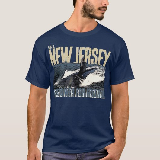 USS NEW JERSEY Tシャツ (正面)