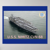 USS Nimitz CVN-68ポスター ポスター (正面)