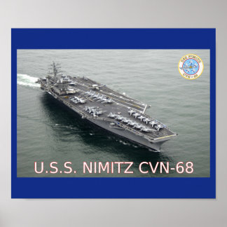 USS Nimitz CVN-68ポスター ポスター