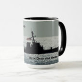 USS NITZE (DDG94)、Haze Gray and Roung, Mug マグカップ (正面右)