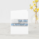 Uss Northampton世界大戦巡洋艦Ca-26アメリカ陸軍 カード (黄色い花)
