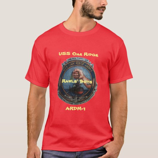 USS Oak Ridge、Rawls Boys Tシャツ (正面)