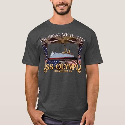USS OLYMPIA Tシャツ (正面)