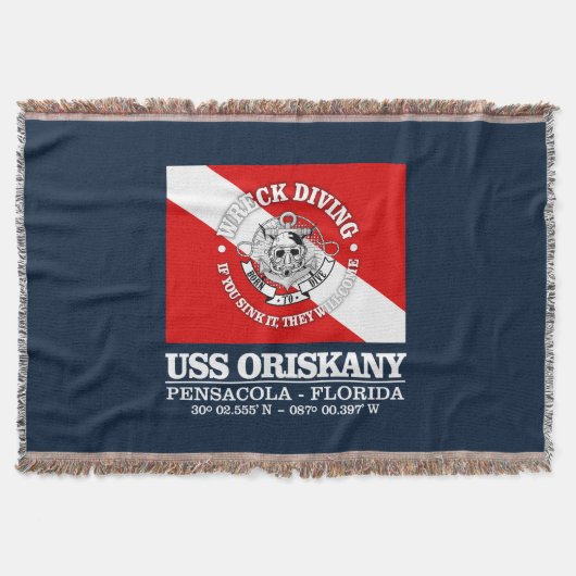 USS Oriskany(最高の難破) スローブランケット (正面)