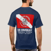 USS Oriskany(最高の難破) Tシャツ (裏面)