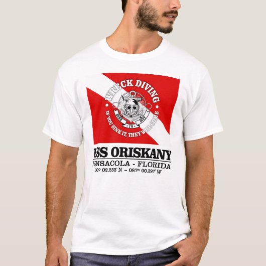 USS Oriskany(最高の難破) Tシャツ (正面)