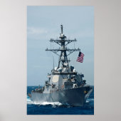 USS Paul Hamilton (DDG 60) ポスター (正面)