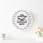 USS PERKINS (DD / DDR-877) ラージ壁時計 (ホーム)