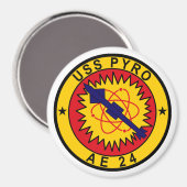 USS Pyro AE-24マグネット マグネット (正面/裏面)