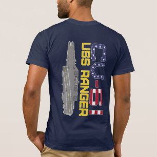 USS RANGER CV-61 tシャツ