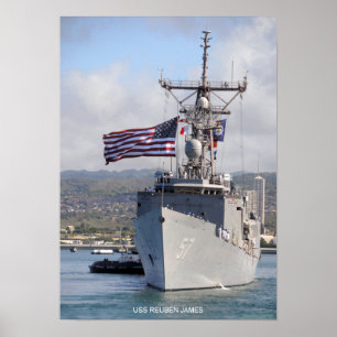 USS Reubenジェームス ポスター