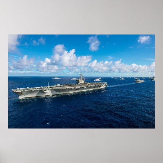 USS Ronald Reagan(CVN 76) ポスター (正面)
