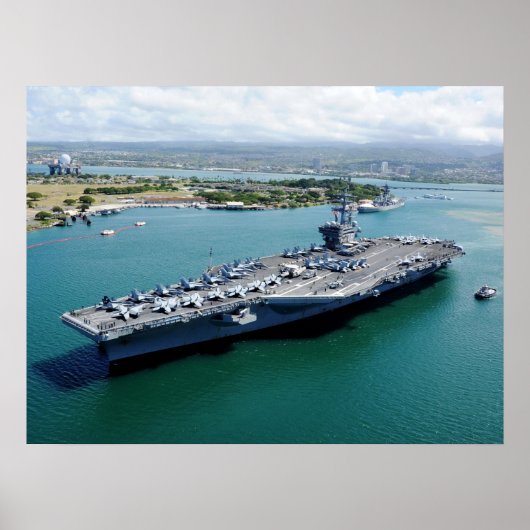 USS Ronald Reagan(CVN 76) ポスター (正面)