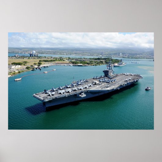 USS Ronald Reagan(CVN 76) ポスター (正面)