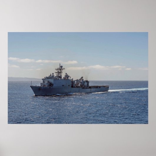 USS Rushmore (LSD 47) ポスター (正面)
