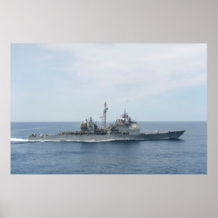 USS San Jacinto(CG 56) ポスター