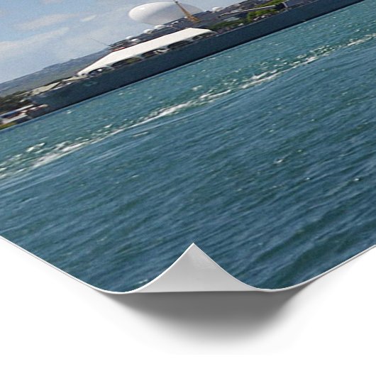 USS Santa Fe (SSN 763) ポスター (角)