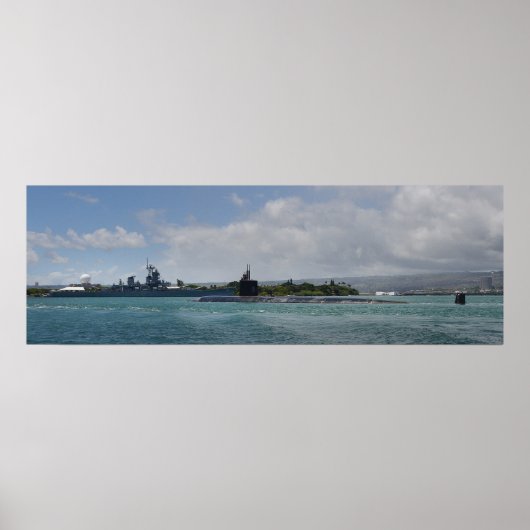 USS Santa Fe (SSN 763) ポスター (正面)