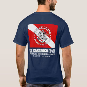 USS Saratoga(CV3)(難破船潜水) Tシャツ