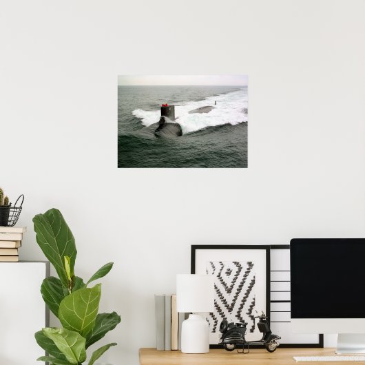 USS Seawolf (SSN 21) ポスター (ホームオフィス)