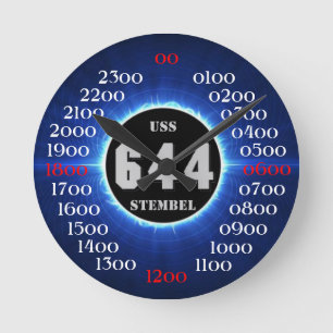 USS Stembel (DD-644) ラウンド壁時計