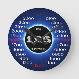 USS Tattnall (DD-125) ラウンド壁時計