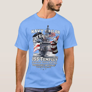 USS Tempest PC2沿岸巡視船退役軍人 Tシャツ