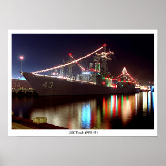 USS Thach (FFG 43) ポスター