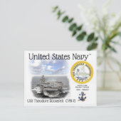 USS THEODORE ROOSEVELT CVN-71 – はがき (スタンド正面)