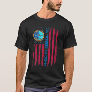 USS Ticonderoga CVS-14航空母艦退役軍人Da Tシャツ
