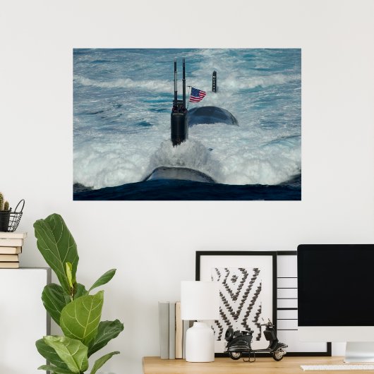USS Tucson ポスター (ホームオフィス)