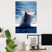 USS Tuscon (SSN 770) ポスター (ホームオフィス)