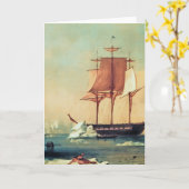 USS Vincennes カード (黄色い花)