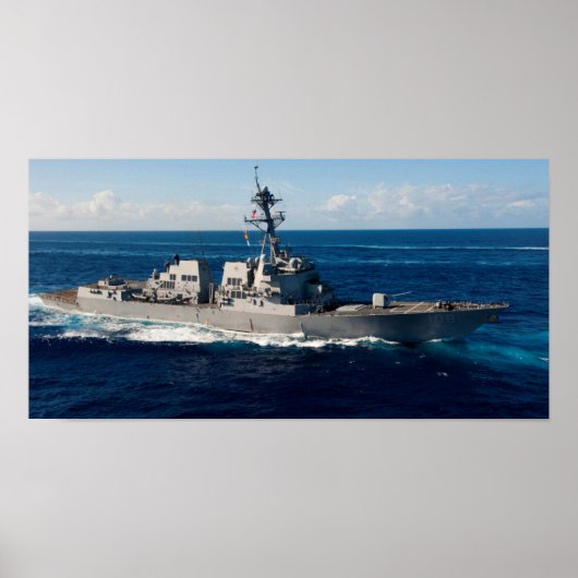 USS Wayne E. Meyer(DDG 108) ポスター (正面)