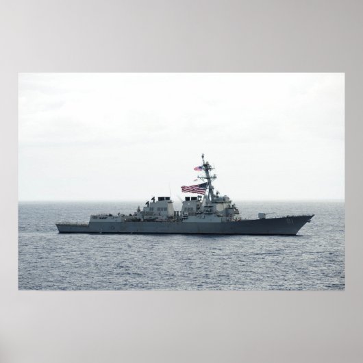 USS Winston S. Churchill (DDG 81) ポスター (正面)