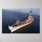 USS Wisconsin (BB-64) ポスター (正面)