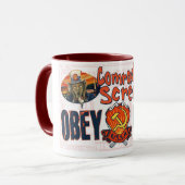 USSAに叫びのマグ従って下さい マグカップ (正面左)