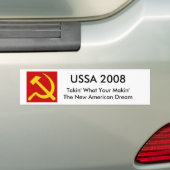 USSA 2008年 バンパーステッカー (車上)