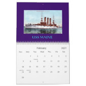 ussconnecticutspeed、素晴らしく白い艦隊、2009年のカリフォルニア… カレンダー (2月 2027)